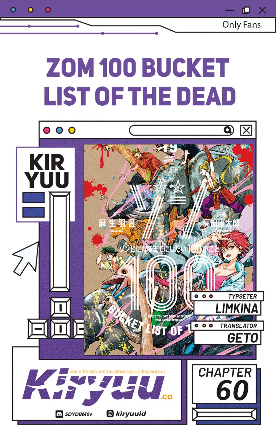Zombie 100 ~Zombie ni Naru Made ni Shitai 100 no Koto~ chapter 60